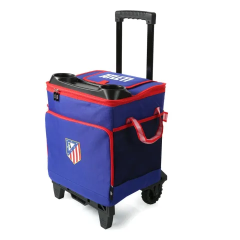 Bolsa térmica do Atlético de Madrid com carrinho e rodas