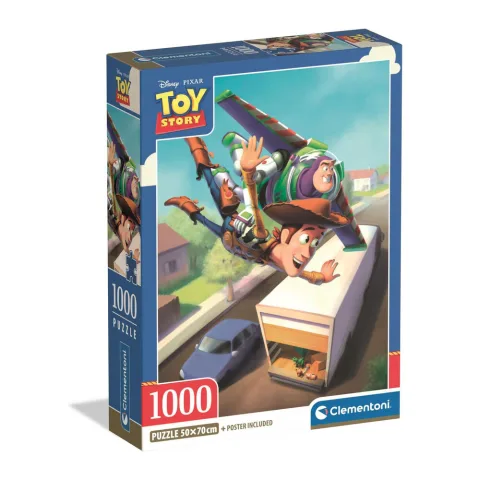 Monta Toy Story em 1000 peças: puzzle da Disney com 98 x 33 cm depois de pronto