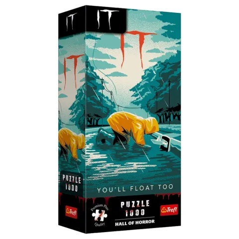 Descobre o Puzzle Premium Pennywise IT de 1000 peças da Trefl. Uma imagem de 68