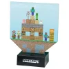 Candeeiro de acrílico de Minecraft com mais de 140 autocolantes para criares o teu cenário. Funciona por USB ou pilhas AA. Dá luz ao teu espaço de jogo!