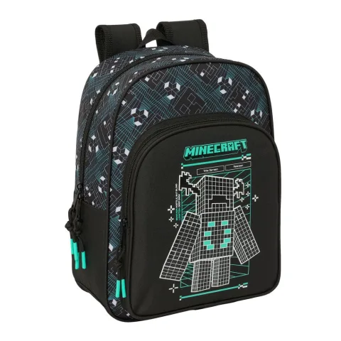 Mochila Minecraft Screen de 34 cm com bolso frontal
