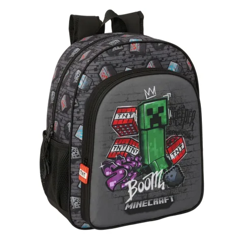 Mochila Graffiti de Minecraft com 38 cm