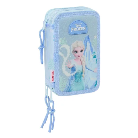Estojo triplo de Frozen da Safta com 37 peças: grafite