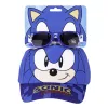 Conjunto de boné e óculos de sol do Sonic