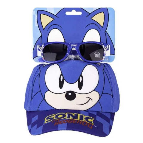 Conjunto de boné e óculos de sol do Sonic