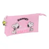 Estojo triplo do Snoopy da Safta