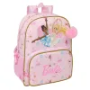 Leva a elegância do ballet para a escola com a Mochila Ballet Barbie 42 cm da Safta. Adaptável a carro porta-mochilas