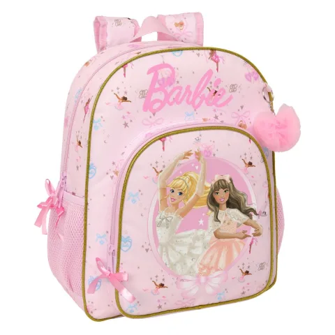 Mochila Ballet Barbie 38 cm da Safta com costas ergonómicas