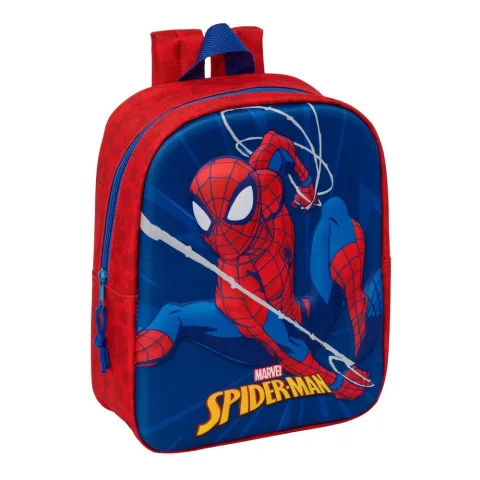 Mochila 3D do Homem-Aranha Marvel com 27 cm