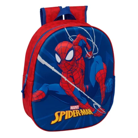 Mochila 3D do Homem-Aranha Marvel com 33 cm