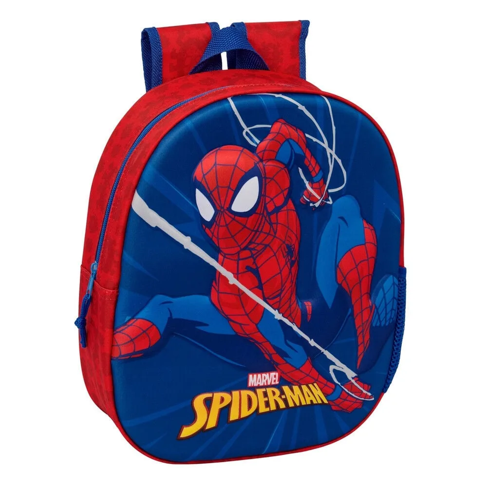 Mochila 3D do Homem-Aranha Marvel com 33 cm