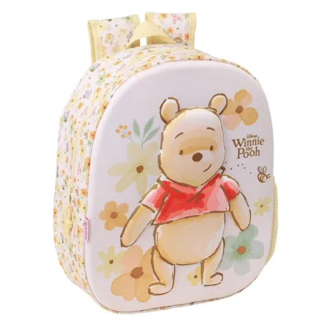 Encontra a mochila 3D Winnie the Pooh de 33 cm com frente termoformada