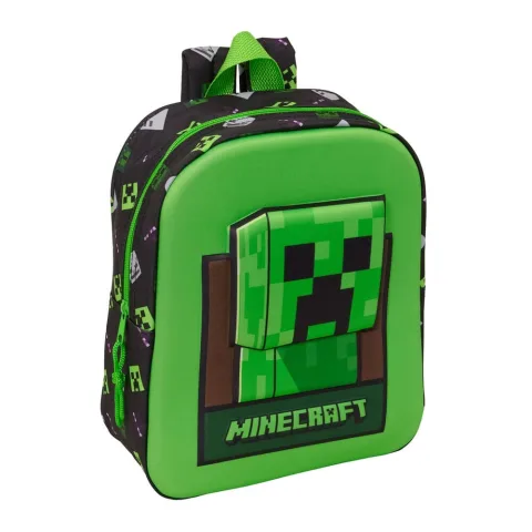 Mochila 3D de Minecraft com 27 cm