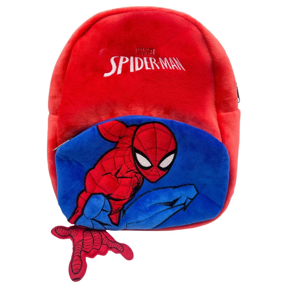 Mochila de peluche do Homem-Aranha da Marvel com 30 cm