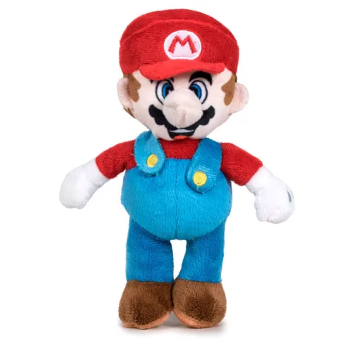 Encontra o peluche Mario Super Mario Bros de 18 cm: leve