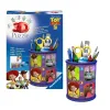 Monta um porta-lápis de Toy Story com este puzzle 3D de 54 peças da Disney. Um passatempo criativo que acaba numa peça útil para a secretária.
