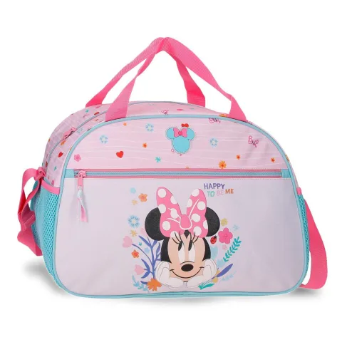 Bolsa de Viagem Happy To Be Me Minnie Disney de 40 cm