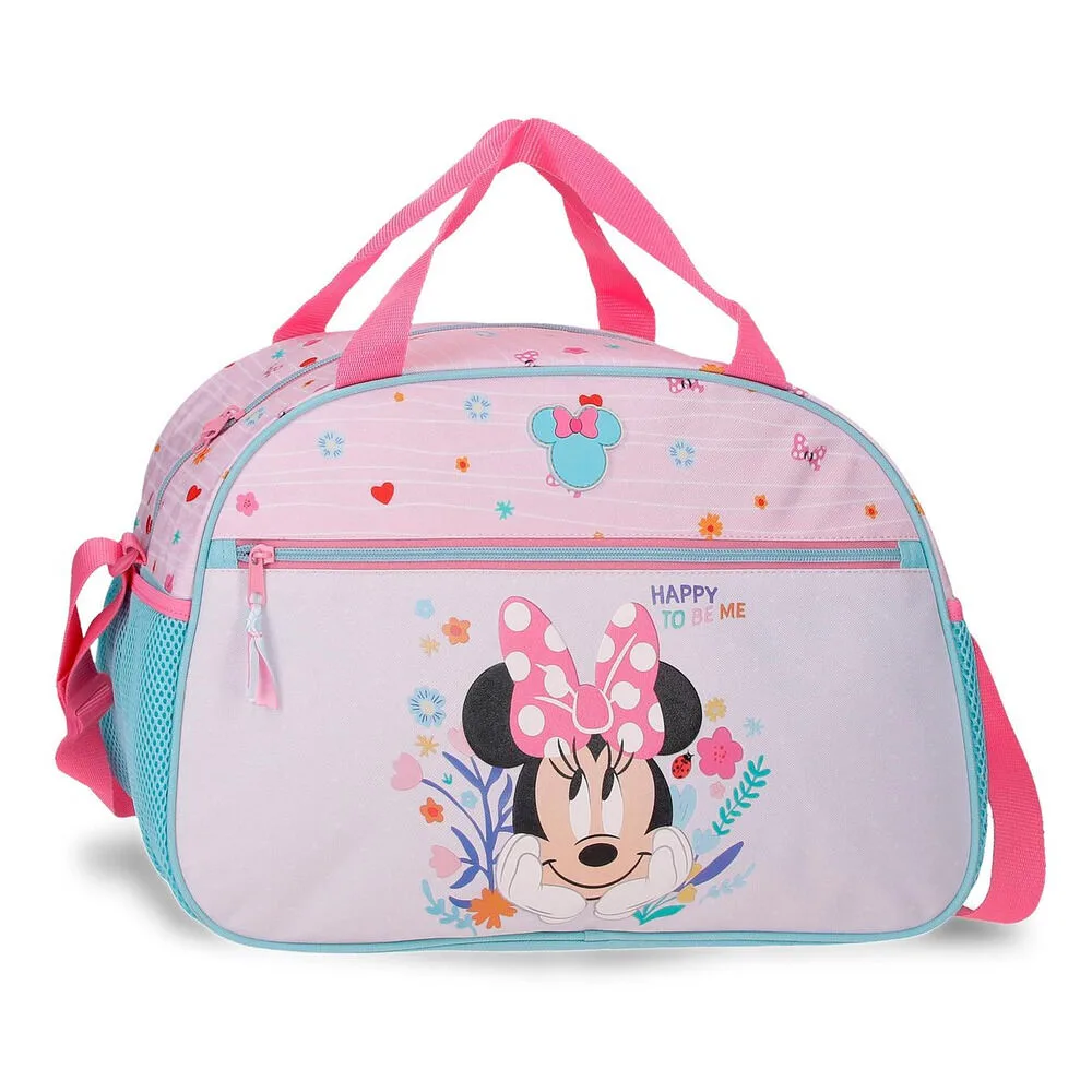Bolsa de Viagem Happy To Be Me Minnie Disney de 40 cm
