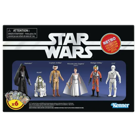 Conjunto de 6 figuras Retro de Star Wars: Uma Nova Esperança