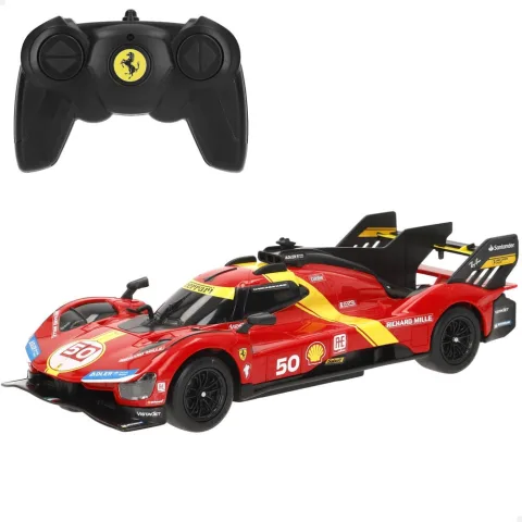 Conduz a Ferrari 499P à distância com este carro telecomandado Rastar à escala 1:24