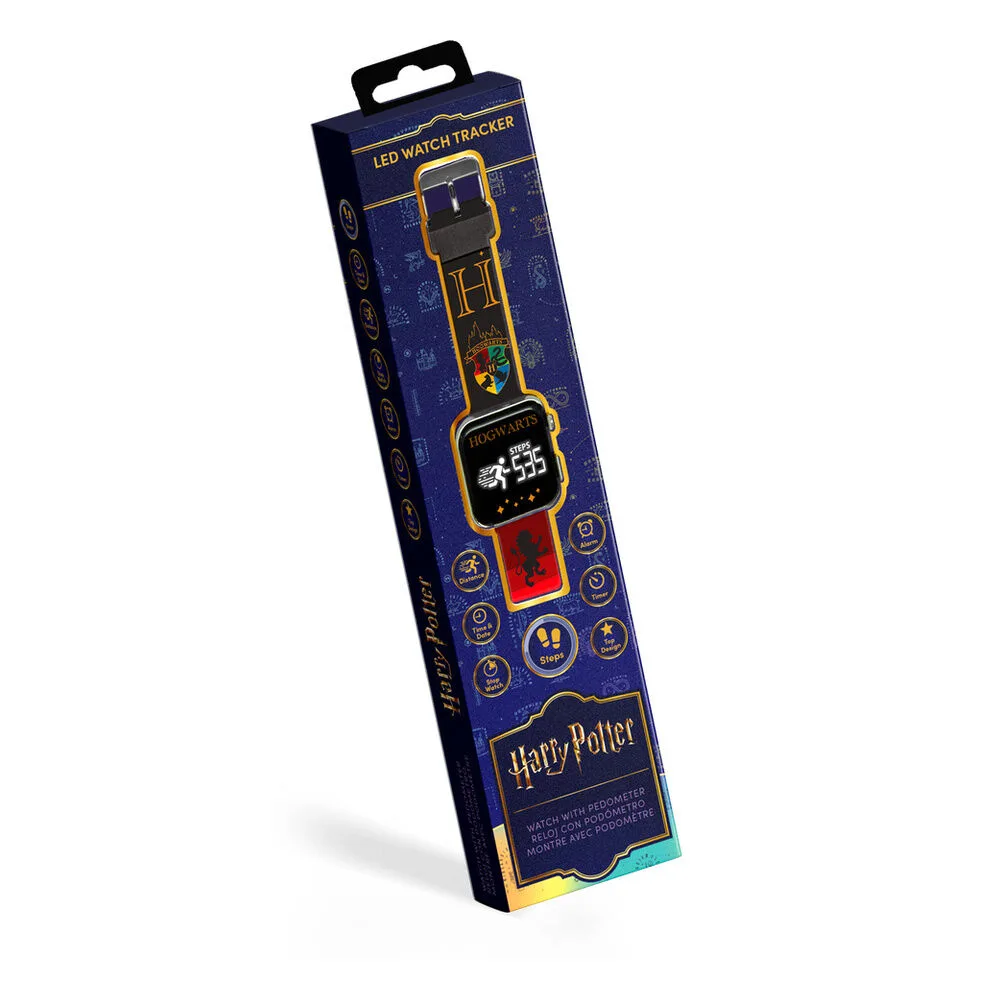 Relógio digital LED Harry Potter com podómetro