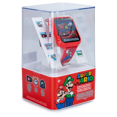 Relógio interativo Super Mario Bros com câmara