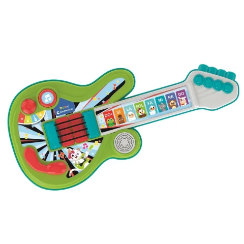 Descobre a guitarra interativa Baby Animal da Clementoni