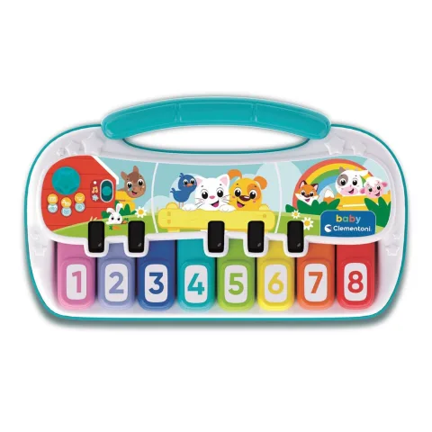 Descobre o piano interativo Baby Animal da Clementoni
