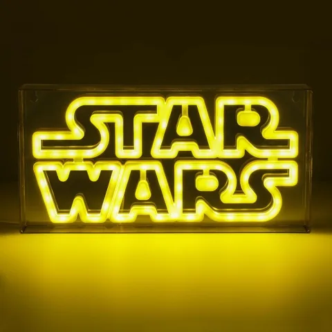 Candeeiro LED efeito néon com o logótipo Star Wars da Paladone