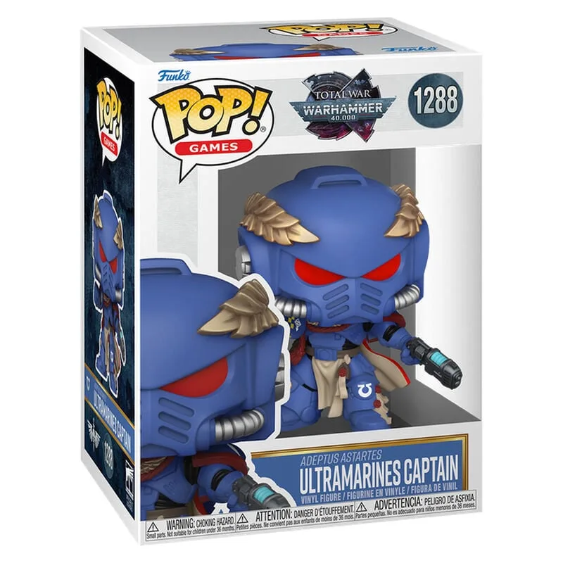 Pela glória do Imperium: o Capitão Justian dos Ultramarines em figura Funko POP! de vinil