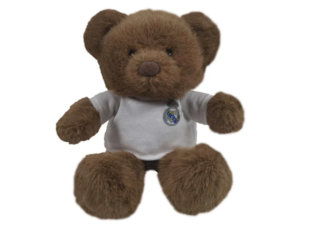 Peluche urso com camisola Real Madrid de 20 cm