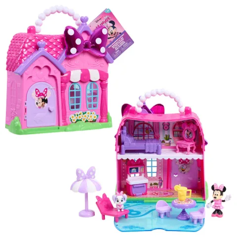 Cria histórias com o Playset Mini Mansion Minnie Disney