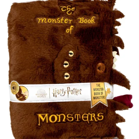 Peluche Livro Monstruoso dos Monstros Harry Potter de 55 cm: o livro das aulas de Hagrid em versão macia e gigante
