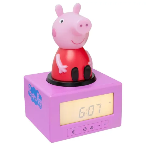 Apoia a rotina do sono com o Relógio Despertador de Treino do Sono Peppa Pig