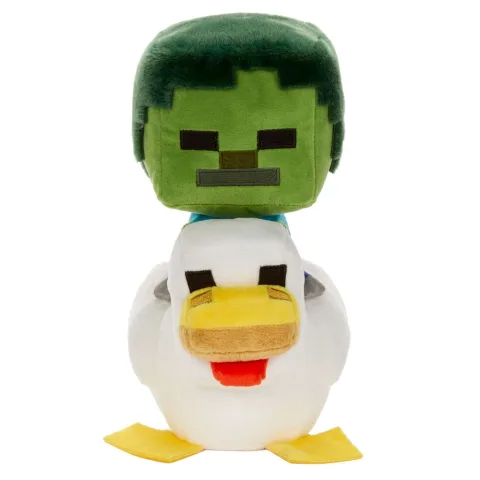 Peluche Chicken Jockey de Minecraft com 20 cm