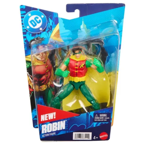 Explora a figura articulada do Robin com 15 cm