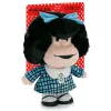 Peluche Mafalda de 27 cm com vestido azul