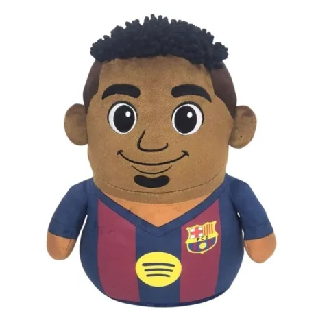 Peluche Squishy Raphinha FC Barcelona com 30 cm