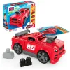 Monta um carro de corrida com 26 blocos grandes MEGA Bloks da Mattel e transforma-o numa pick-up ou hot rod. Construção 3 em 1 para maiores de 3 anos.