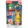 Conjunto de 6 Figuras Super Mario Bros Little People da Fisher-Price: Mario