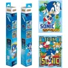 Conjunto de 2 pósteres Sonic The Hedgehog para decorar o quarto ou a sala de jogos. Uma forma simples de mostrar o gosto pelo ouriço azul. Descobre já!